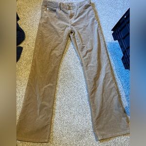 Tan Corduroy Boot Cut Gap 1969